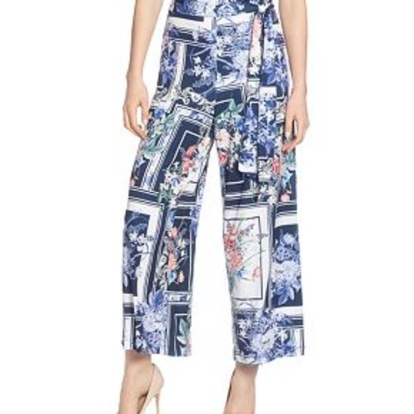 NWT Floral print Jersey Jumpsuit, Small - Picture 2 of 5